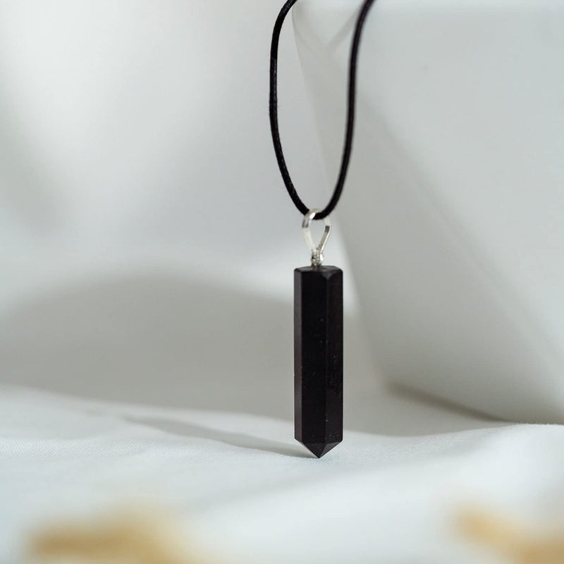 Ayana Wellness Ayana Crystals Obsidian Crystal Healing Necklace - Authentic Black Obsidian Stone for Spiritual Growth, Emotional Healing, Root Chakra, Zodiac Scorpio - Handmade, Natural, Ethically Sourced - Image 2